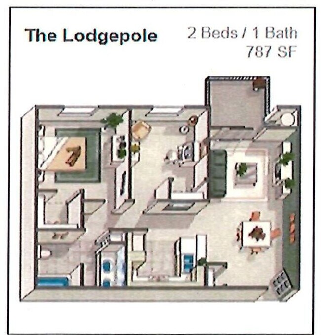 The Lodgepole 1116 1116 floor plan